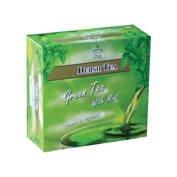 green tea with peppermint